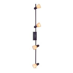 Eglo 87082A Dakar, Antique Brown cognac, 4-Light Track Light Fixture by Eglo