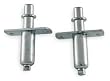 Battalion 1XMX5 Top Pivot, Steel, L 1 1/4 x H 1 3/4 In