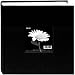 Cloth Photo Album w/Frame For Up To 200 4x6 Photos: Deep Black