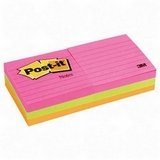 POST-IT,RULED,3X3,NE