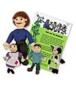 Jack and the Beanstalk Finger Puppet Set