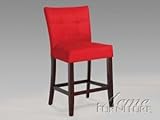 Baldwin Red Counter Height Chair by Acme Furniture