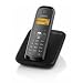Computer Hardware : Siemens Gigaset AS280, Schnurloses DECT-Telefon mit beleuchtetem Grafik-Display, schwarz