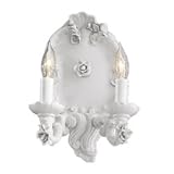 Capodimonte Porcelain Two Light Wall Sconce
