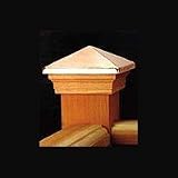 Verona High Point Post Cap, 6' x 6' Copper