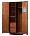 Diversified Woodcrafts 360-3622 Solid Oak Wood Wardrobe Storage, 36" Width x 84" Height x 22" Depth