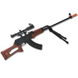 Air Spring Rifle with Bipod and Scope (Airsoft)