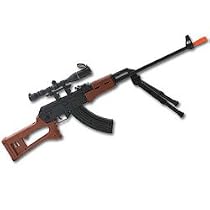 Air Spring Rifle with Bipod and Scope (Airsoft)