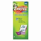 Zyrtec Children's Syrup, Alcohol Free, Grape - 4 oz X 2