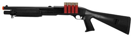 M183-B1 94009 Spring Loaded Airsoft Shotgun w/ Shells and BB's
