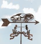 #12 Race Car Weathervane