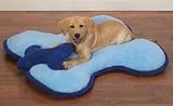 Bone Bed's for Dogs w/Matching Pillow LARGE - BLUE - Bone Bed's for Dogs w/Matching Pillow