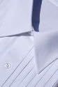 Tuxedo Shirt By Ralph Lauren, 100% Cotton, 1/2" Pleat, French Cuffs, Comfort Laydown Collar