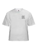 Shopzeus USA zeusd1-RSRG-1281208 Glock T-shirt Short Sleeve Wht Med
