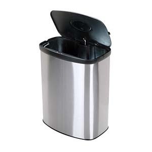 Motion Sensor Stainless Steel Trash Can by NineStars USA