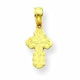 14k Mini Orthodox Cross Pendant