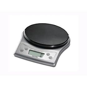 Salter 5kg Aquatronic Kitchen Scale, Silver/Black