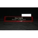 Engraved Desk Wedge & Business Card Holder
