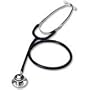 Dual (Double) Head STETHOSCOPE (BLACK) - LATEX FREE