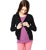 Limited Pure Cotton Stud Embellished Cardigan