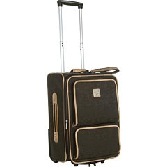 Diane Von Furstenberg Luggage Studio Signature 21 Inch Expandable Upright, Deep Olive, One Size