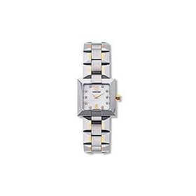 Concord 0310137 La Scala White Mother-of-Pearl Dial 18K Yellow Gold and Stainless Steel Ladies...