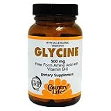 Country Life - Glycine, 500 mg, 100 tablets
