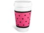 Cup Couture Cup Sleeve -Pink w/ Dots