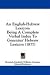 An English-Hebrew Lexicon: Being A Complete Verbal Index To Gesenius' Hebrew Lexicon (1877)