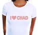 I Love Chad Adult Cap T-Shirt