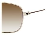 Emporio Armani Sunglasses - 9620 / Frame: Light Gold Brown Lens: Brown Gradient
