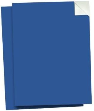 Wallies WALL16005 9 x 12 Peel & Stick Chalkboard Sheets Blueprint Blue 2-Pack