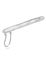 Childrens Polished Bangle in Sterling Silver