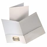 Office Depot Laminated Twin-Pocket Portfolios, Black, Pack Of 10
