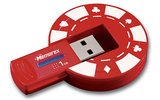 X-Digital 1GB Poker Chip USB Drive (XAW1024PCUSBB)