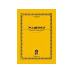 Andante cantabile: op. 11. Violoncello und Streichorchester. Studienpartitur.: aus dem 1. Streichquartett op. 11 in Tschaikowskys eigener Bearbeitung ... (Eulenburg Studienpartituren)