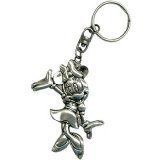 Minnie Mouse Disney Pewter Double Sided Key Chain Keychain
