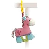 Gund Pinkaboo Pulldown Activity Pony Teether 6.5 Inches