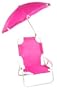 Redmon Baby Beach Chair and Matching Umbrella, Hot Pink