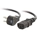 Cables To Go 27901 Universal Flat Panel Power Cord (3 Feet)