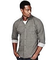 North Coast Pure Cotton Geometric Print Shirt