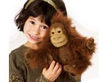 オランウータンの赤ちゃん ハンドパペット