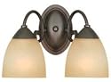 Hardware House 543827 Berkshire 12-1/4-Inch by 8-1/4-Inch Bath/Wall Lighting Fixture Oil Rubbed Bronze