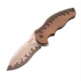 Kershaw Folding Knife w/Drop Point Blade & Titanium Handle