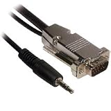 Cables to Go - VGA / audio cable - HD-15, mini-phone stereo 3.5 mm - HD-15, mini-phone stereo 3.5 mm (M) - 75 ft
