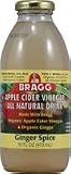 Best Price Bragg Apple Cider Vinegar All Natural Drink Ginger Spice -- 16 fl oz