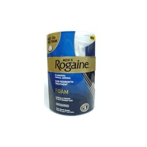 Men's Rogaine 5% Minoxidil Foam 4 month supply (4) 60g (2.11 oz) Cans