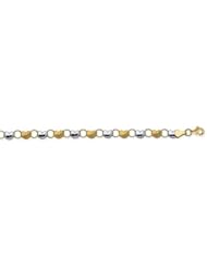 CleverEves 14K Gold Two-Tone Stampato Bracelet