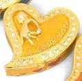 Piearth ピアース ジュエリーボックス クリスタル 宝石箱 ハート NO33 イエロー 33-2 YL