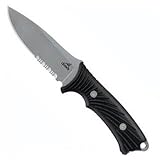 Gerber Big Rock Camp Fixed Blade Serrated Edge Knife by Gerber